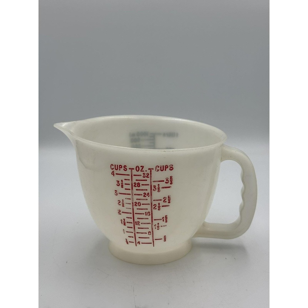 Vintage Tupperware 1288 Mix N Store Measuring Pitcher Bowl 1 Quart 4 Cup 32 Oz